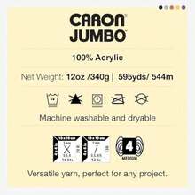 Caron® Jumbo™ Lana, 340.2 g, Cesta Country, Cesta de Pascua, 1(Chocolate) - Multicolor - Ver 7