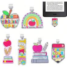 Charms, Dust Charm Tipo C, 6 piezas de acrlico Accesorios para telfono C Dust Charm para Paperwhite Puerto de carga, dust charm type c - inicial - Ver 1