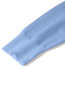 GRDR Áo len cổ lọ tay dài dành cho nam, kiểu dáng thường ngày, đa năng. - Màu xanh nhạt - Xem 4