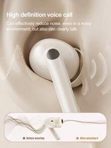 Lenovo True Wireless Headset, Upgraded To Wireless 5.4, Compact And Portable, Lightweight Design, High-Definition Sound Quality, 24-Hour Long-Lasting Battery Life, Light And Luxurious Leather Appearance, Long-Term Wearing Without Pain, Compatible With Mobile Phone/Laptop /PC Device Connection, Running And Sports Available. - Multicolor - View 10