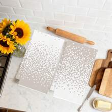 MEMNUN 2pcs Minimalist Ombre Triangular Geometric Pattern Kitchen Towels Set, 15.75*23.62in(40*60cm) Super Soft Absorbent Polyester Tea Towels, Suitable For Kitchen, Bathroom Decor And Gifts, All Season - Multicolor - View 7