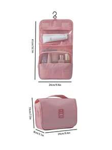 1pc Multi-Functional Travel Makeup Bag, Multi-Layer Cosmetic Organizer Bag, Waterproof Hanging Toiletry Bag, Makeup Brush Holder, Portable Handbag, Perfume Storage Box, Suitable For Toiletries, Pens, Eyeshadow Brushes, Sanitary Napkins, Lipstick, Makeup Pencils, Lip Gloss, Skincare Products, Digital Products, Christmas Gift, Valentine's Day Gift, Suitable For Mother, Friends, Teachers,Pouch,Makeup Pouch,Travel Essential - Multicolor - View 12