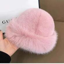 1/2顶冬季保暖护耳加绒渔夫帽，男女通用蒙古风防风滑雪帽，韩版百搭渔夫帽，冬季加绒渔夫帽，女士时尚加厚帽，冬季保暖无檐帽，冬季装备，冬季必备帽子 - 彩色 - 查看 16