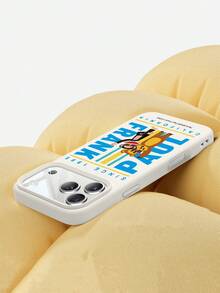 Paul Frank 官方授权液态硅胶手机壳，全包防震摄像头保护，猴子和熊图案，兼容 13/14/15/16/17 Pro Max - 彩色 - 查看 2