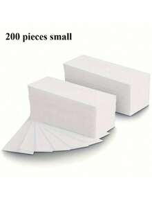 100pcs/50pcs White Non-Woven Fabric Hair Removal Paper, One-Time Quick Hair Removal Wax Paper, Skin Care Instant Peeling Beeswax Hair Removal Paper,Christmas & New Year Gifts. - White - View 12