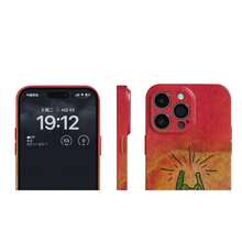 Whimsical Oil-Painting Frog Film Case – Holographic Silver Soft TPU Shell for  17 Pro Max, Universal Fit 16/15/14/13/12/11/XS/8 Plus, Full-Coverage Shock-Proof, Uni- Premium 2025 - Verde - Ver 8