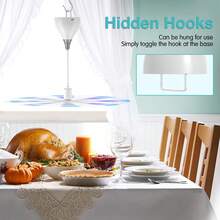 TMACTIME 2/3/4pcs Battery/USB Powered Fly Repellent Fan - Efficient Desktop Fly Repellent Fan With Soft Blades, Suitable For Home, Picnic, BBQ Party, Portable Anti-Insect, Quiet Operation, ≤36V - White - View 3