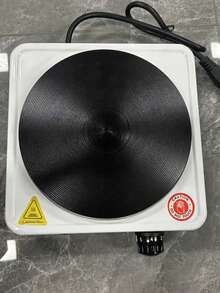 Silent Electric Heating Plate (1 Piece) - Quick Heating, Compact Household Stove Suitable For Kitchens, Laboratories, And Offices. Ideal Holiday Gift, Modern Cooking Equipment, Space-Saving, Durable Construction, Perfect For Christmas. - White - View 8