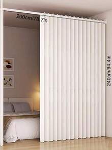 1 st vikbar gardinavdelare, mångsidig säsongsdörrgardin för hyreslägenhet, sovrum, vardagsrum, badrum och andra scenarier, exklusiv design