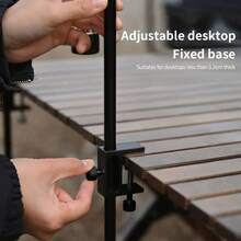 New Camping Organizer Rack, IGT Lantern Holder, Picnic Utensil Hanging Rack, Portable Detachable Aluminum Alloy Lamp Rack - Multicolor - View 4