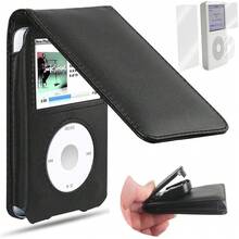 EstiloTendenciaFunda Protectora De Piel Para Apple IPod Classic 6Th 7Th 80GB, 120 GB, 160 GB Y IPod Video 5Th 30 GB Con Clip Para CinturóN + Protector De VisualizacióN, 10,5 Mm De Grosor, VersióN DelgadaCalidad PremiumVersióN Mejorada