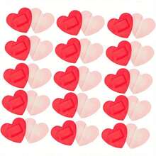 200/100/10片装多色心形创可贴，耐用、高弹、防水透气，居家户外备用创可贴，这款新款彩色创可贴也可作为节日派对装饰，是摄影爱好者的必备品。可单独包装或礼盒包装。 - 紅色 - 查看 10