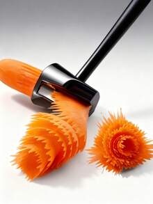 螺旋式蔬菜切片器，胡萝卜、萝卜、土豆切片器，水果削皮器，雕刻器，厨房蔬菜切片器，让美味佳肴更加可口。蔬菜切片器，食品准备，高效切割，设计紧凑，坚固耐用。 - 彩色 - 查看 5