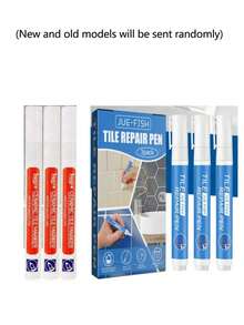 Tile Repair Pen, Suitable For Cleaning Bathroom Floor Grout, Waterproofing, Mildew Prevention, And Beautifying Tile Repair And Grout Sealing. A Great Gift For Family And Friends, Including Holiday Gifts, Christmas Gifts, Home Goods, And New Year's Gifts (Packaging Style Sent Randomly). - one-size - View 11