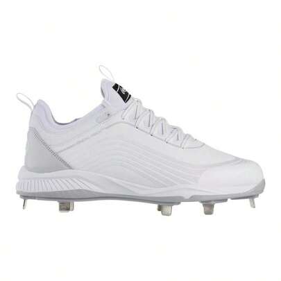Rawlings Bullpen 174930 Men's US 9.5 White Round Toe Baseball Cleats GAL770