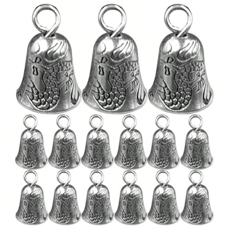 ml Beavorty Colgantes De Campana De Aleación para Manualidades 30 Piezas De Timbres Pequeños para Decoración Accesorios De Joyería De Bricolaje Y Adornos Colgantes Vintage10101 - como en la foto - Ver 1