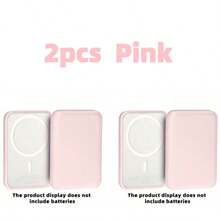 1pc Apple Magnetic Adsorption Protective Case. This Apple Power Bank Protective Case Is Made Of Soft TPU Material With A Matte And Fine Texture, Providing Shock And Drop Protection. You Can Also Stick Your Favorite Sticker Patterns On The Protective Case. It Is An Excellent Gift For Family And Friends. - Multicolor - View 16