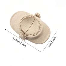 1个麦秸创意饺子模具，有大、中、小三种尺寸可选。厨房用品、厨房工具、饺子模具、饺子夹、饺子制作器、饺子模具、蛋糕模具 - 米色 - 查看 15