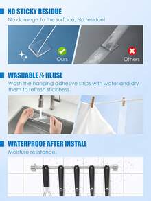 Upgraded Super Strong Double-Sided Nano Transparent Magic Tape, Multi-Purpose, No Residue, Reusable, Removable, Easy Tear Waterproof Sticker, Strong Adhesive, Suitable For Posters, Wall Decor, Carpets, Frames, Picture Hanging, DIY Projects, Home, Outdoor And Office Use.