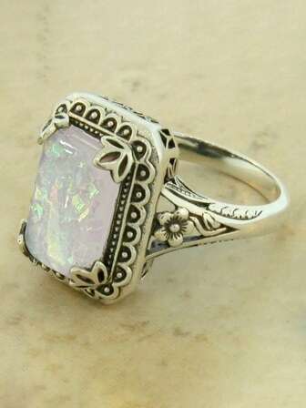 1 PC Elegant Ring For Women For Wedding Engagement Anniversary Party Jewelry Valentine's Day Gift