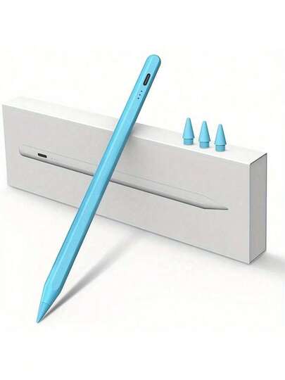 New For Ipad Special Stylus Pen, One-Touch Startup, Apple Pen With Battery Display, Suitable For Ipad 9/10/11, For Ipad Pro, For Ipad Air, For Ipad Mini Devices, Electronic Stylus Pen With Tilt Sensitivity, Anti-Drop Handwritten Function, Tablet Accessories, With 3 Interchangeable Pen Heads For Electronic Signature