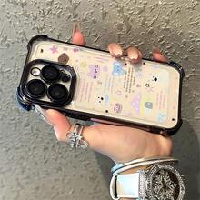Diseño de funda de teléfono súper lindo con formas de gatito y cachorro de dibujos animados, compatible con varios modelos de , incluyendo 17, 16E, 16, 15, 14, 13, 12, 11 Mini, Pro, Max, Air, X, XR, XSMAX, 8 y 7 Plus.Proporciona una funda trasera transparente y suave con función anti-caída. - Colores mixtos - Ver 6