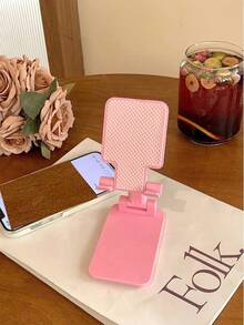 1 Piece Adjustable & Foldable Phone Holder, Portable Loose Desk Stand, Non-Slip Plastic Tablet Holder, No Batteries Required - Multicolor - View 6