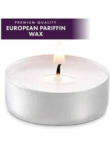 MontoPack Unscented Tea Light Candles 100 Pack | 4 Hours, White, Smokeless, Dripless Small Votive Paraffin Tealights | Long-Lasting For Home, , Weddings, Events, Emergencies | Mini Candles Bulk - 100 包 - 查看 2