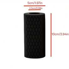 Hantelgriff, Hantelzubehör, dickes Design, starke Reibung, hochdichter Silikonkautschuk-Werkstoff, Multifunktion, mit Armschlag-Adapter, geeignet für Gewichtheben und Muskeltraining - Verschiedenfarbig - Übersicht 5