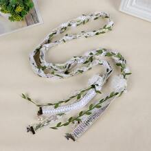 1pc Solid Color Retro Fabric Wedding Rope, Wedding Rope Traditional Rural Wedding Ceremony Rope Bridal Gift, Suitable For Wedding And Valentine's Day Use - Multicolor - View 5