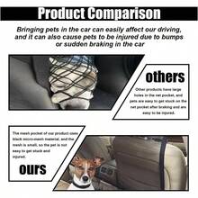 - Red de barrera para coche y perro, malla de malla para asiento trasero para mascotas, malla de  ajustable para la mayora de coches, camiones, SUV 44x 24 pulgadas - 44"*24" - Ver 5