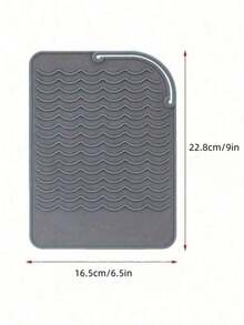 480°F Heat Resistant Silicone Styling Mat - Rotating Curling Iron Holder, Suitable For Straighteners, Curling Irons And Travel Styling - Multicolor - View 3