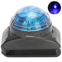 zxr Luz LED para Mascotas Luz Colgante Antipérdida Impermeable Luminosa Noche Brillante Colgante LED para Mascotas Lámpara de  para Perros Collares con Clip para Perros azul89 - como en la foto - Ver 7