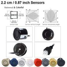 Car Parking Sensor Kit With Automatic Parking Assist System, Reverse LED Display, 22mm 4-Sensor Radar Detection System And Backlit Display - A - View 11