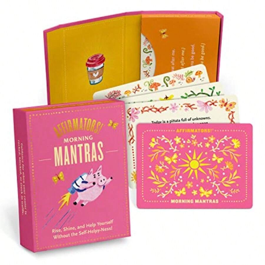 ml Knock Knock 10008 Afirmadores Mantras Mañana - Deck tarjetas diarias y afirmaciones positivas 30 cartas10101 - como en la foto - Ver 1