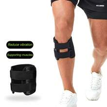 1pc Calf Support Brace With Dual Adjustable Pressure Pads - Knee & Calf Compression For Workout- Unisex Fit For Men & Women, Sports & Daily Wear - Multicolor - View 2