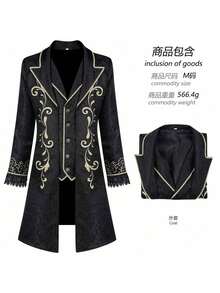 Men Cosplay Clothing - Black - View 9