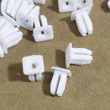 10 个通用汽车 U 型紧固件卡扣，重型自攻螺丝底座，适用于保险杠、车门饰板，兼容、克莱斯勒、通用汽车。 - 白色 - 查看 3