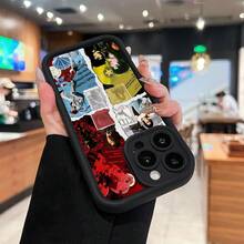 Artistic Collage Design Phone Case Compatible With  17  16 Pro Max  15 Pro Max  13 And  12 Made Of TPU Material Providing Shock And Drop Protection A Thoughtful Gift For Creative Souls Friends And Art Enthusiasts During The Holiday Season - Black - View 2