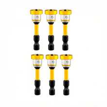 强力磁性定位钻头 | 防滑防撞设计，黑金十字螺丝刀头，适用于天花板/木工，防水地板安装工具，是木质/硬质地板、办公室使用、万圣节和圣诞节礼物的理想之选，圆形螺丝刀工具