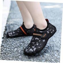 TOGEVAL Zapatos para Deportes Acuticos para Nios Zapatos De Agua para Mujer Sandalia Los Nios Nadan Zapatos De Agua Zapatillas De Deporte para Nios Plataforma Playa Beige Hombre - 20.5 cm A + como se muestra - Ver 4