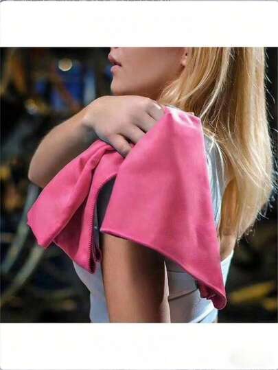 Portable Quick-Dry Outdoor Sports Towel, Absorbent And Moisture-Wicking, Suitable For Outdoor Camping, Travel, Non-Sticky, Can Be Used For Outdoor Camping, Outdoor Jogging, Outdoor Hiking, Beach Swimming, Gym Workout, Basketball, Football, Yoga And Other Sports To Wipe Sweat.