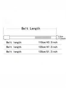 男士时尚休闲纹理自动扣皮带