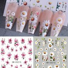 Festival Star Nail Art Stickers - Spring And Summer, Valentine's Day, Festival, Thanksgiving Flowers, Y2K Shining Stars, Love, Cross Star, Art Design, Suitable For Women's Daily, Wedding, And Festival Disposable Self Adhesive Nail Stickers, Simple, Light Luxury Theme Style, Easy To Stick Nail Decoration Stickers Nails - Multicolor - View 6