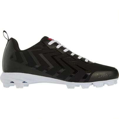 Rawlings Savage Low 174929 Men's 6.5D Black White Lace Up Baseball Cleats UWU505