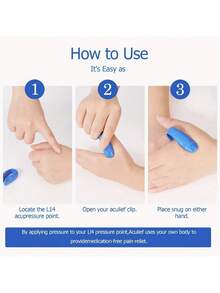 1个/2个手部压力治疗夹 - 符合人体工程学设计,缓解偏头痛,放松双手,穴位按摩夹 - 拇指穴位按摩,放松身心,颜色随机 - 便携式止痛工具,独特拇指设计,高品质按摩设备,缓解偏头痛和紧张穴位按摩 - 拇指穴位按摩和压力缓解(生产过程中可能略有胶水溢出,但不影响正常使用) - 彩色 - 查看 11