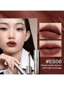 INTO YOU Espresso Matte Velvet Lipstick Lip Mud Soft Smooth Lip Cream Lightweight Liquid Lipsticks Mousse Non-Stick Lip Gloss For Lips And Cheeks(Es06new) - ES06new - 查看 2