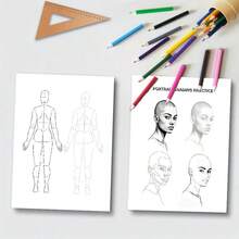 1pc How To Draw In 24 Days Tutorial: Learn To Draw Patterns Through Simple And Easy-To-Understand Steps And Instructions, A Guide For Adult Beginners To Practice Sketching And Shading (No Pen) - Single Piece - View 5