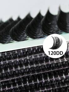 280 pestañas gruesas con rizo DD, pestañas en racimos voluminosas y esponjosas de 10-16 mm para un look dramático, ideales para principiantes