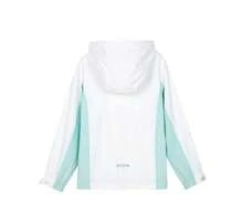 Skechers Boys' Comfortable Sports Woven Hooded Jacket - White/Green - View 2